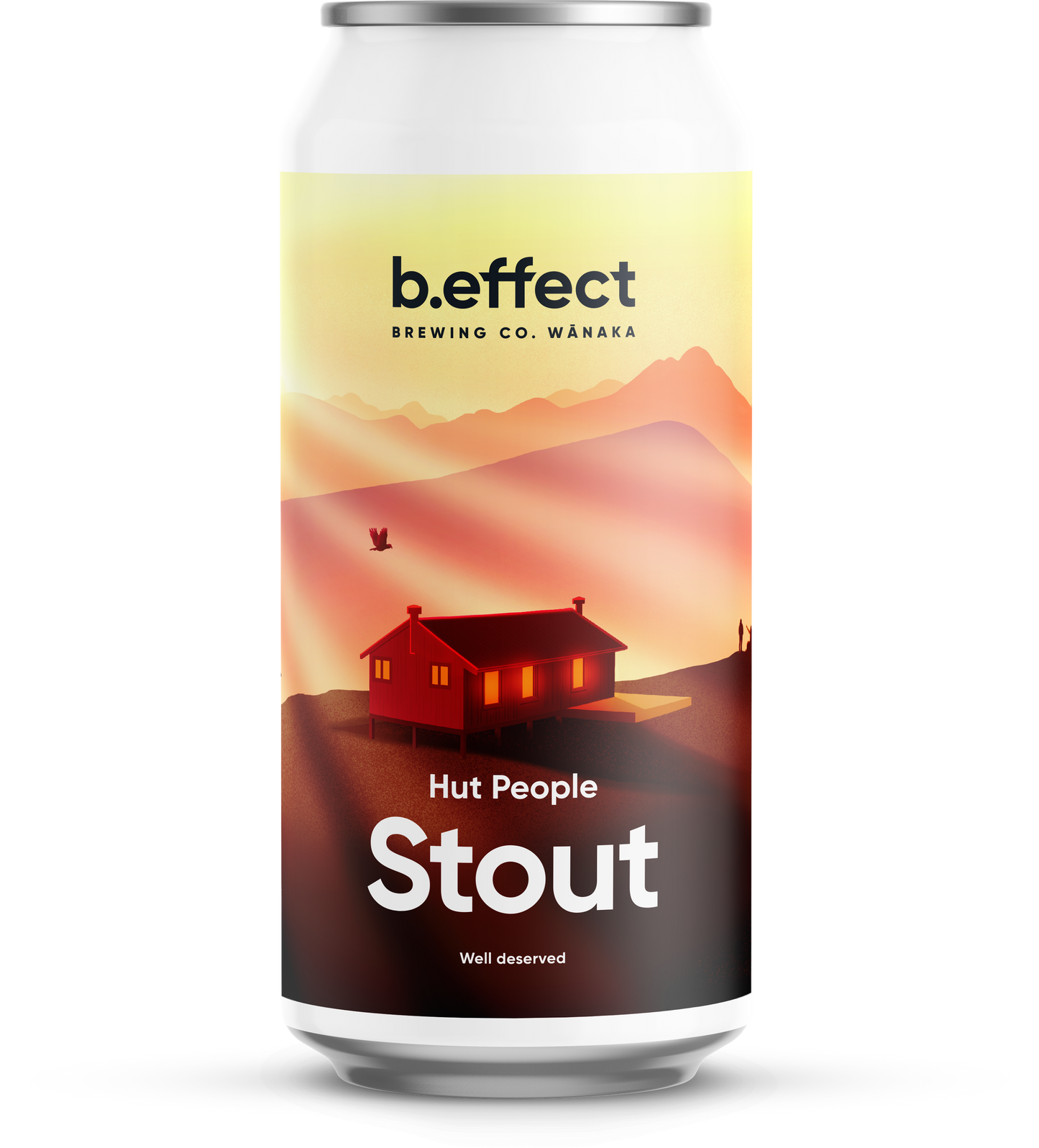 Hut People Stout 440ml Can 12 Pack