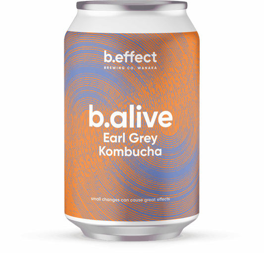 b.alive Earl Grey Kombucha 24 Pack